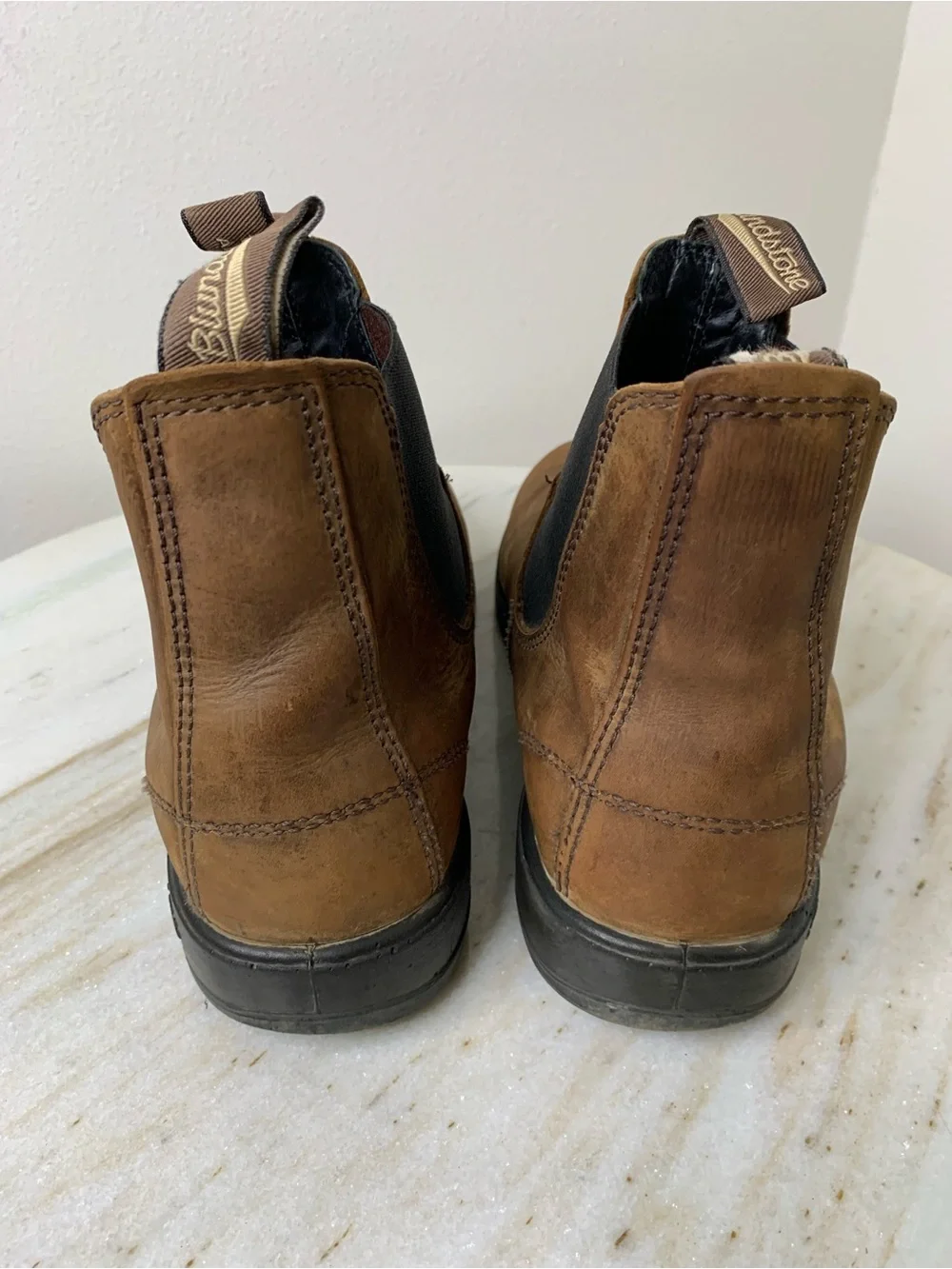 Blundstone boots Chelsea sz 11 men’s brown leather pull on
